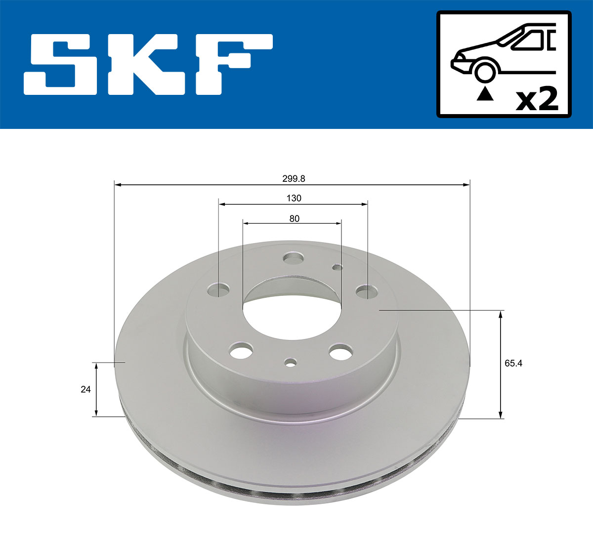 SKF VKBD 80177 V2 Disc frana